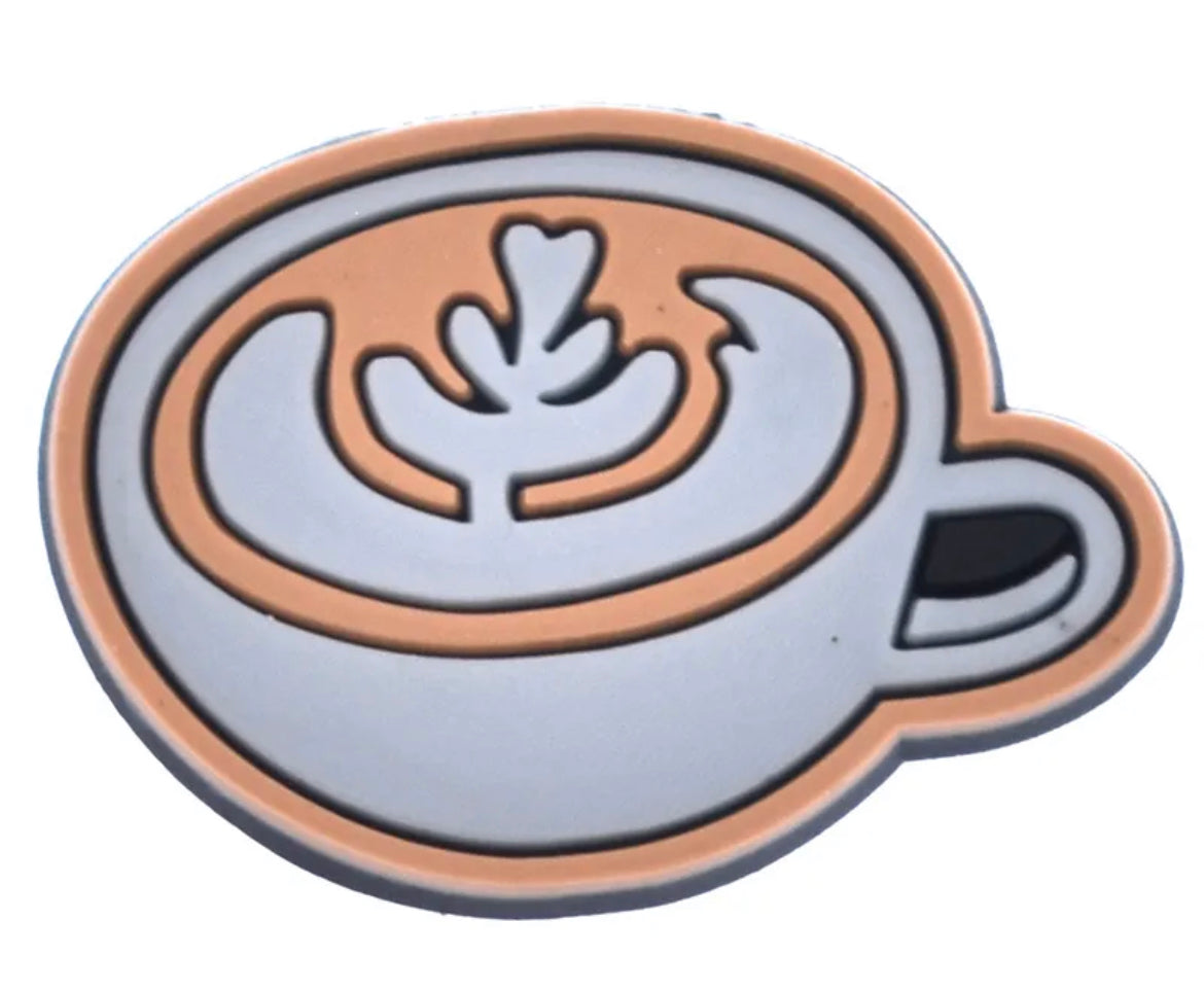 Coffee Shoe Charm