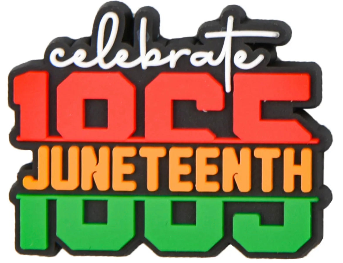Juneteenth Shoe Charms