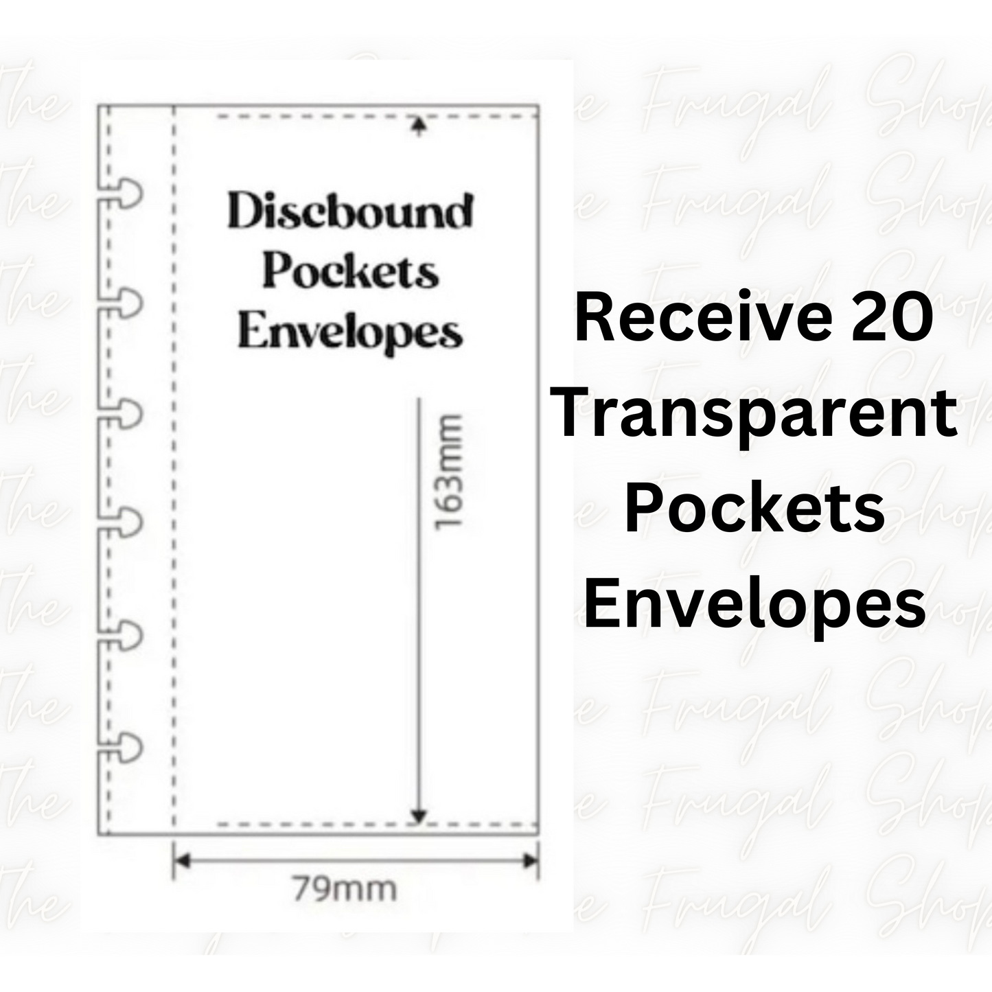 Discbound Organizer(20 Transparent Pockets)