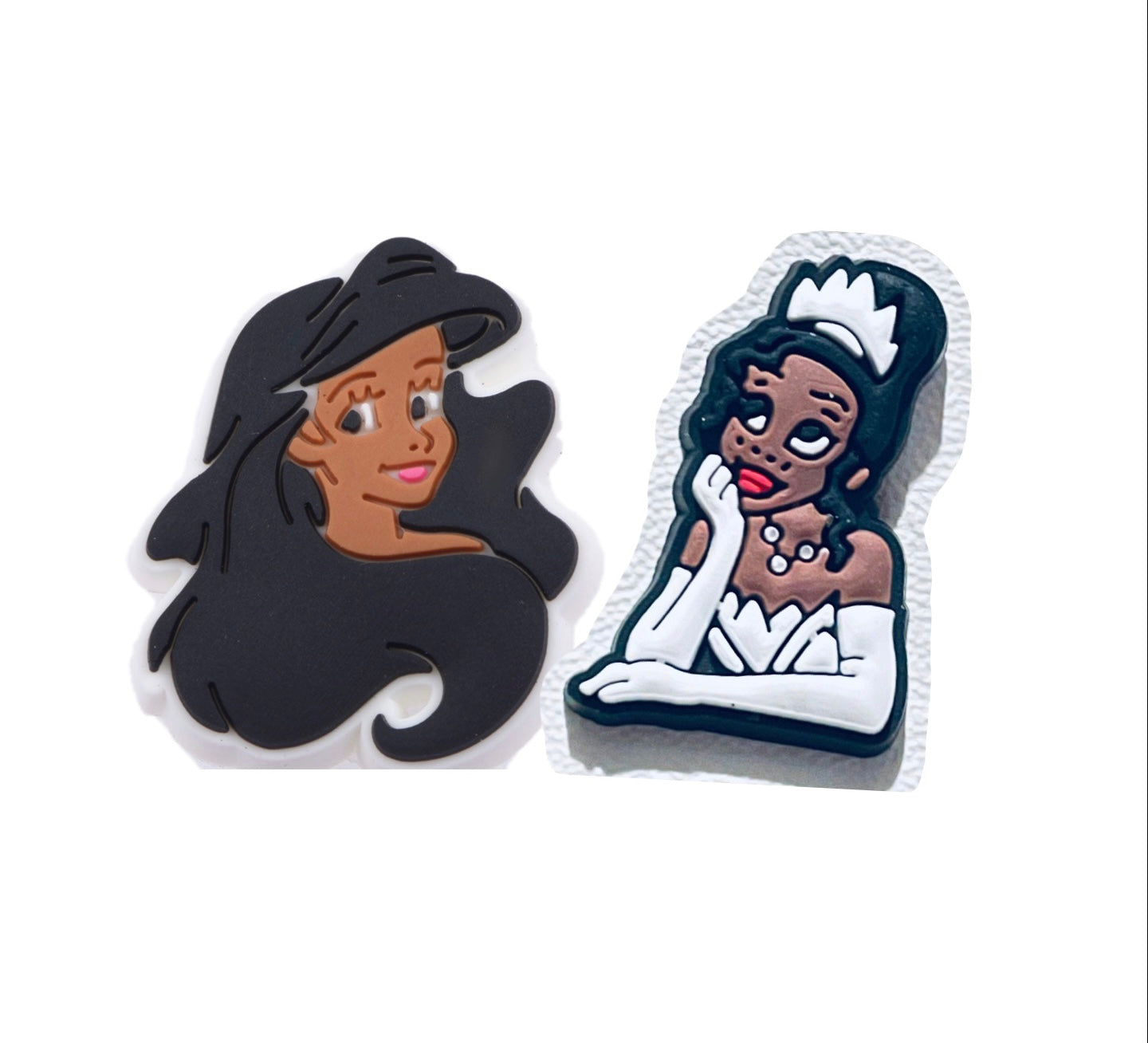 Princess Ariel and Tiana Charms