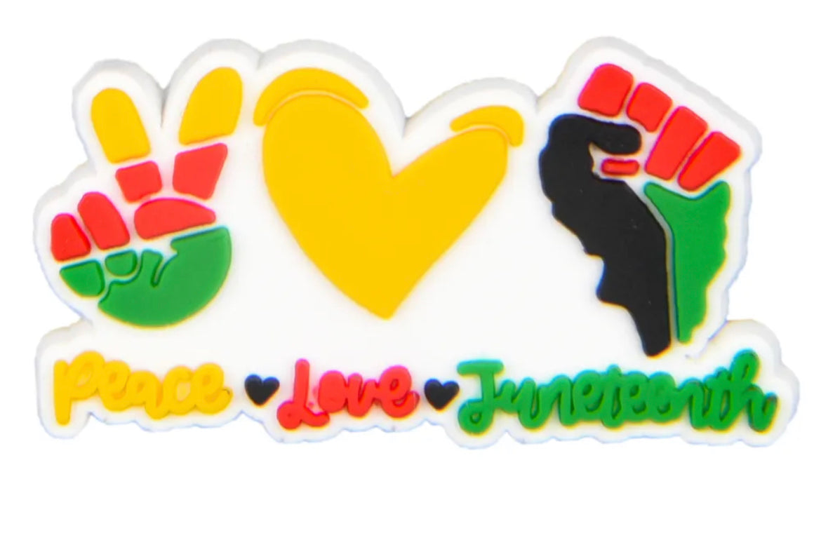 Juneteenth Shoe Charms
