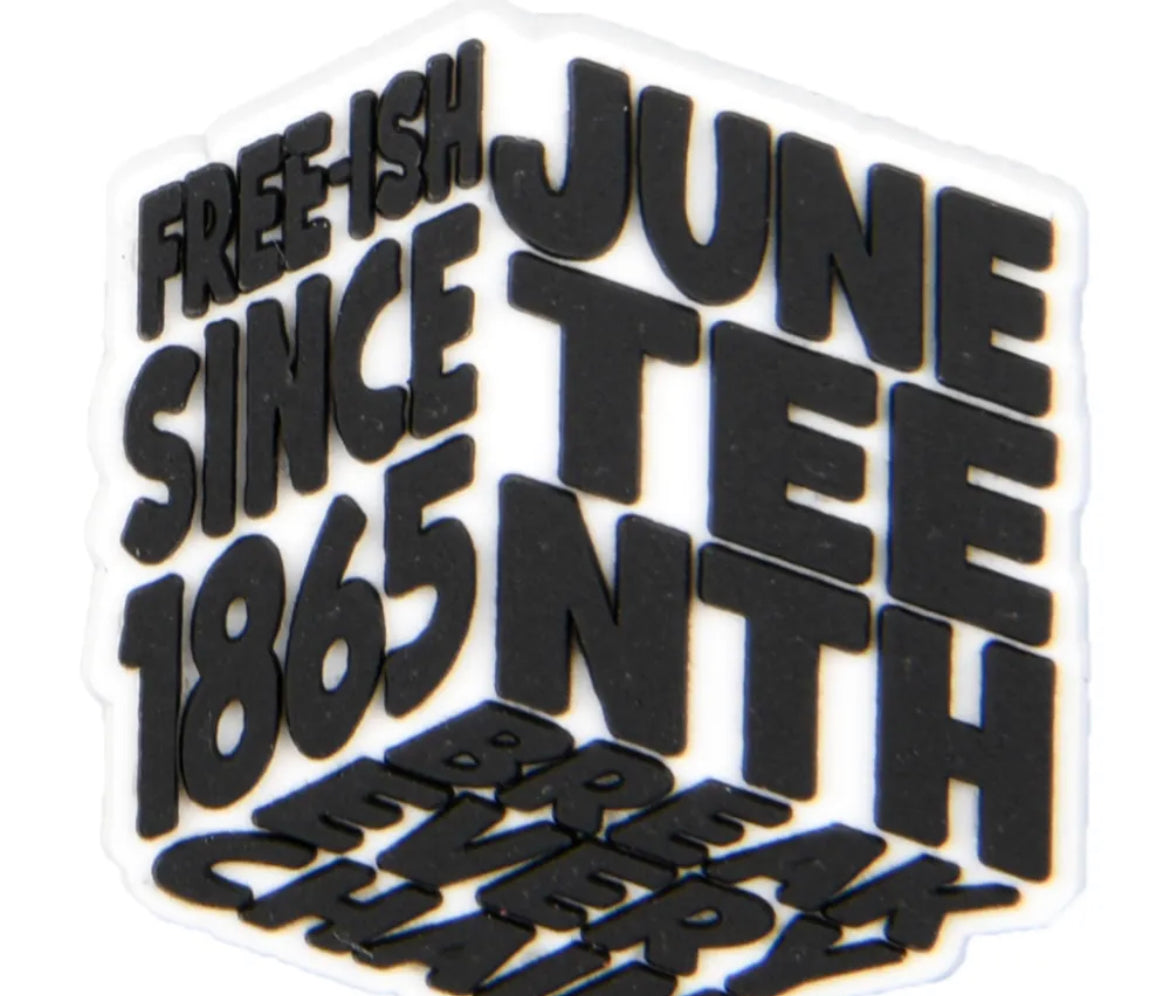 Juneteenth Shoe Charms