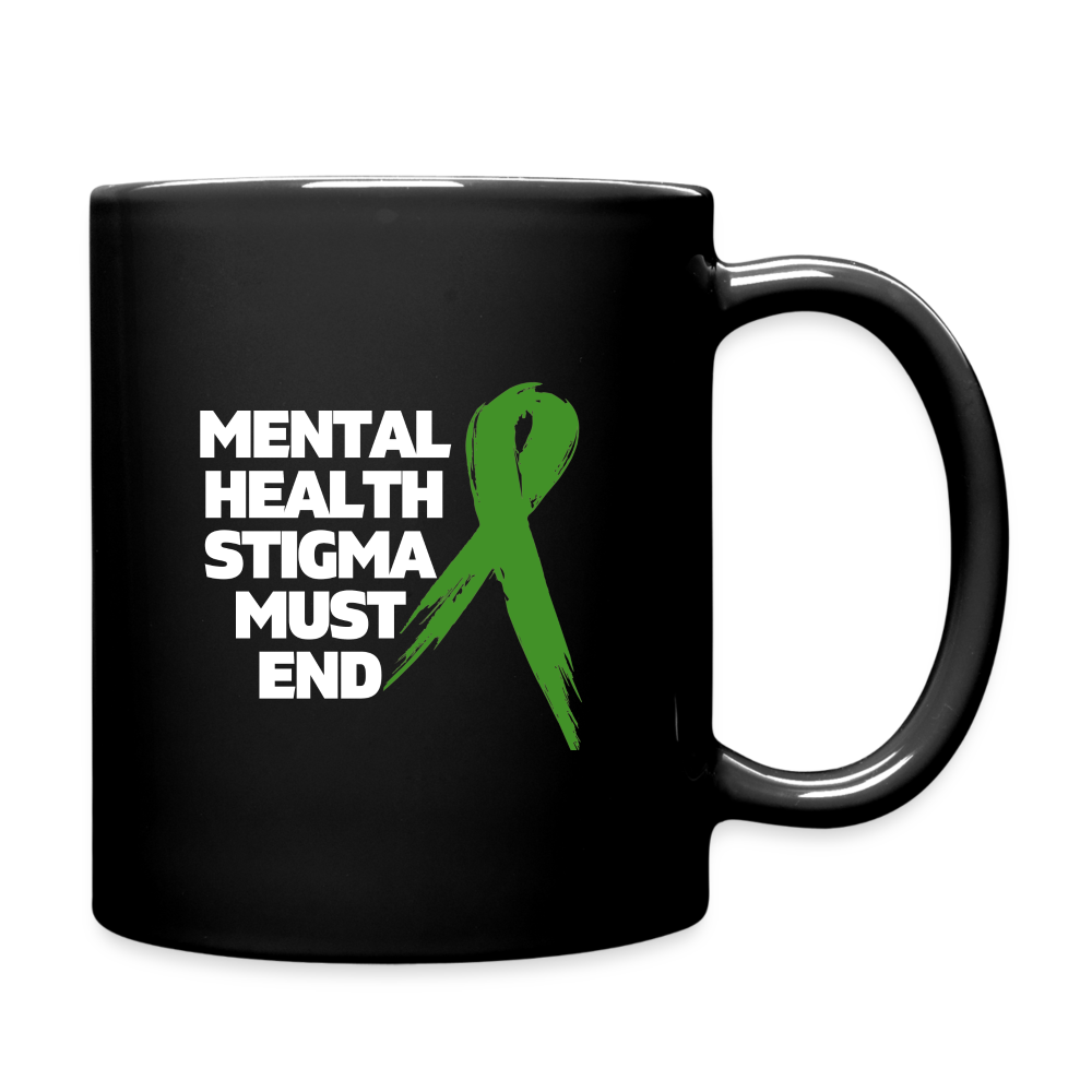 Mental Health End the Stigma Black Mug - black