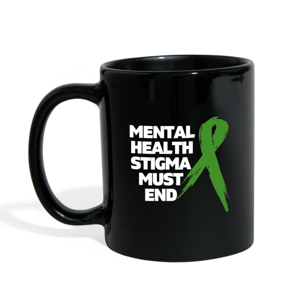 Mental Health End the Stigma Black Mug - black