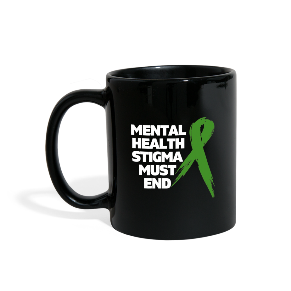 Mental Health End the Stigma Black Mug - black