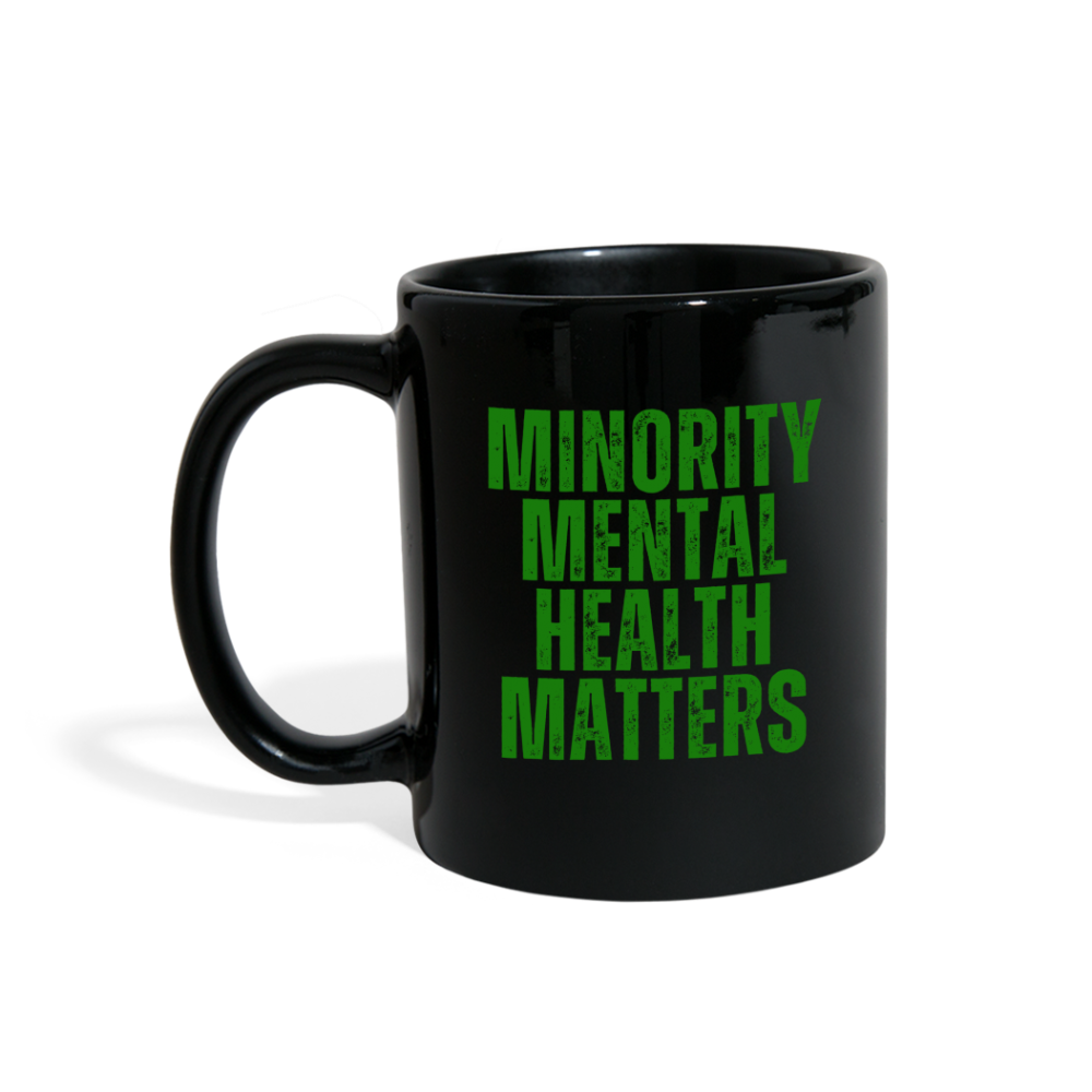 Minority Mental Health Matters Black Mug - black