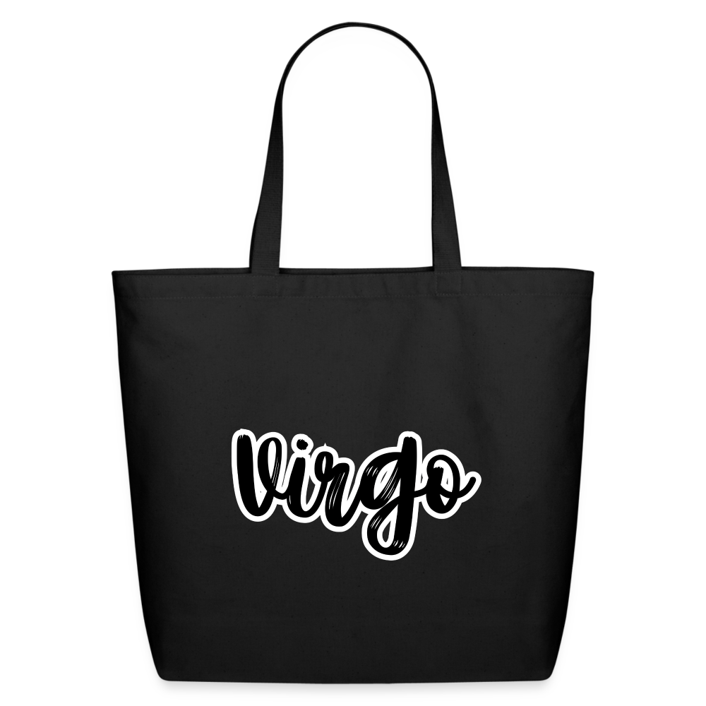 Virgo Eco-Friendly Cotton Tote - black