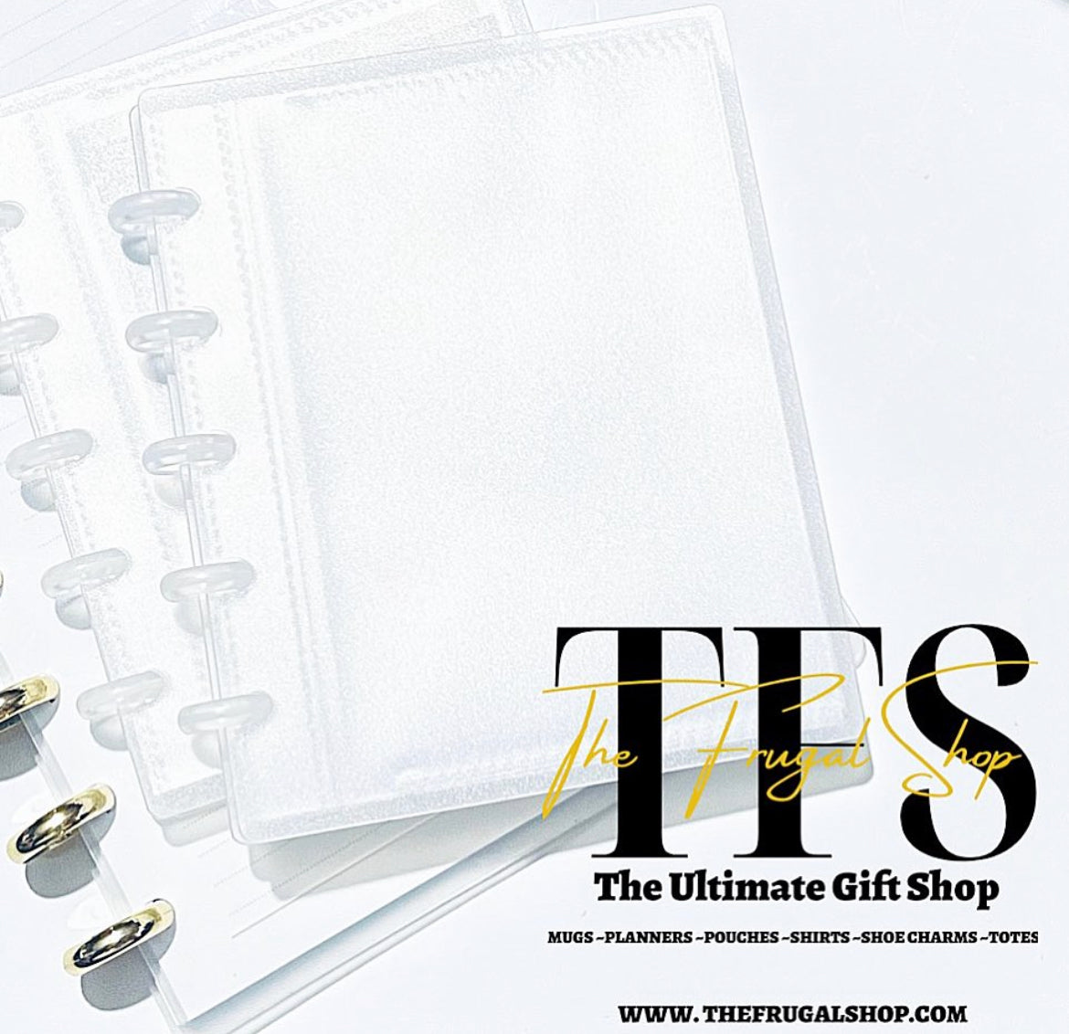 Frosted 5 Discs 4x6 Transparent Cover Discbound Album