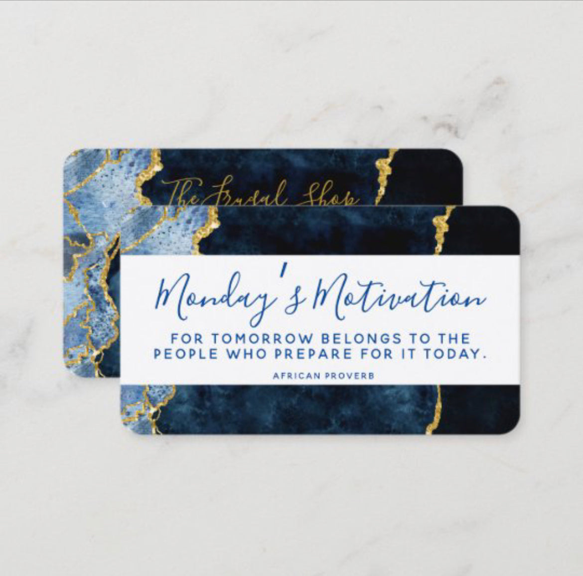 Monday’s Motivation African Proverb Planner Card