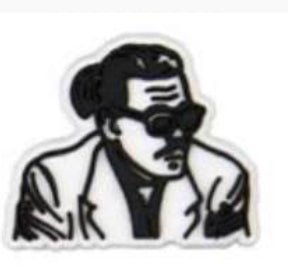 Johnny Depp Jack Sparrow Shoe Charm