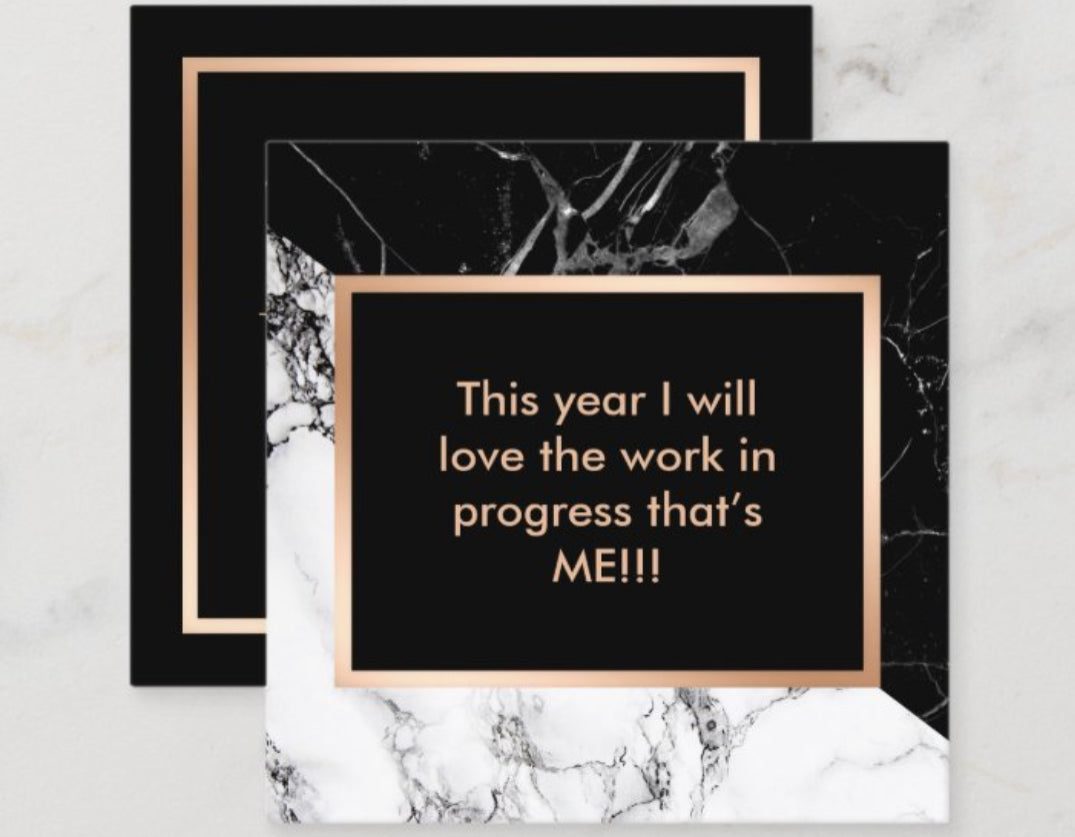 Self Care - Work In Progress Planner Card