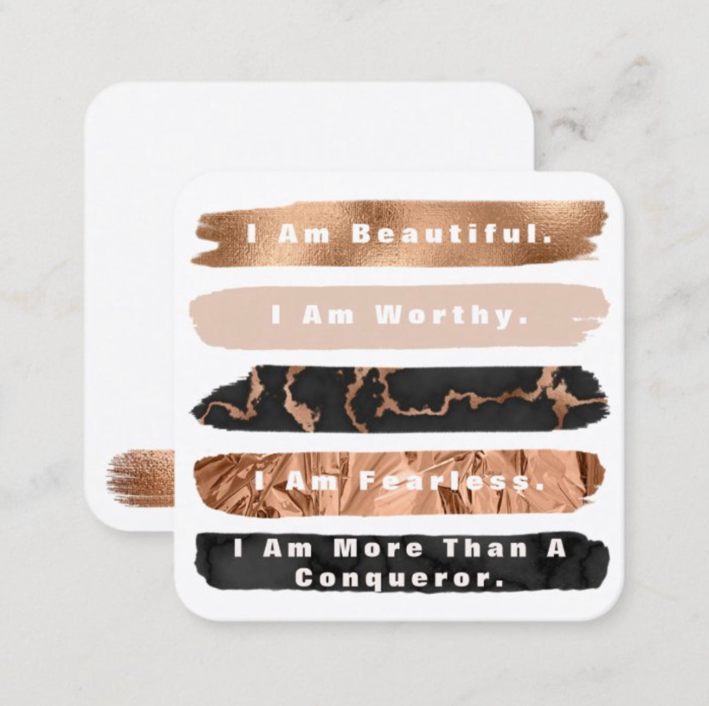 I Am Affirmation Planner Card