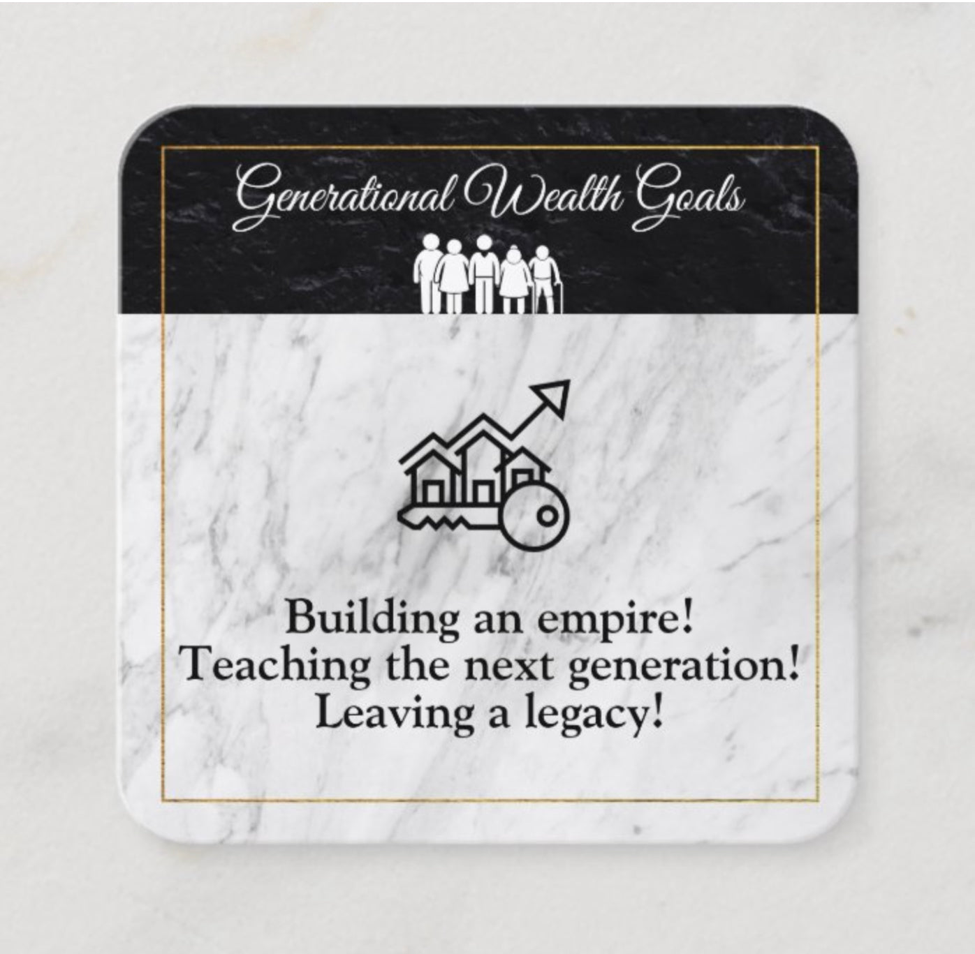 Generational Wealth Goals Planner Card