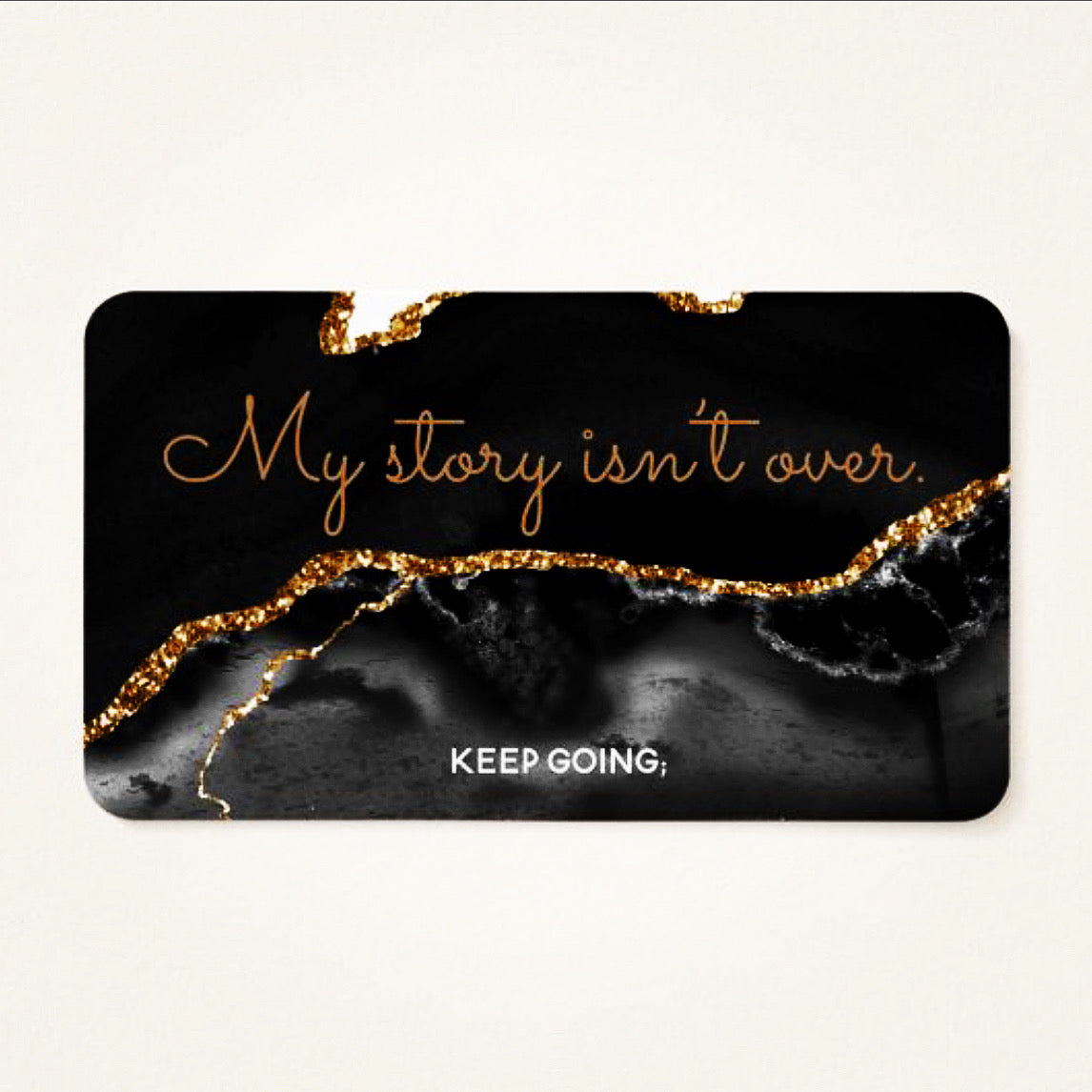 My Story Isn’t Over Planner Card