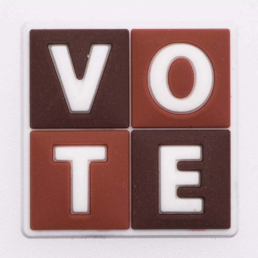 Vote Shoe Charm