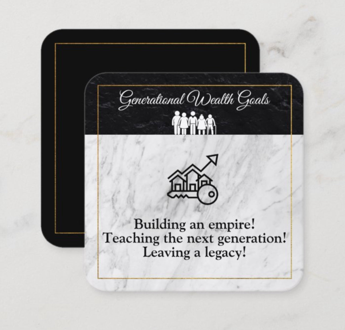 Generational Wealth Goals Planner Card