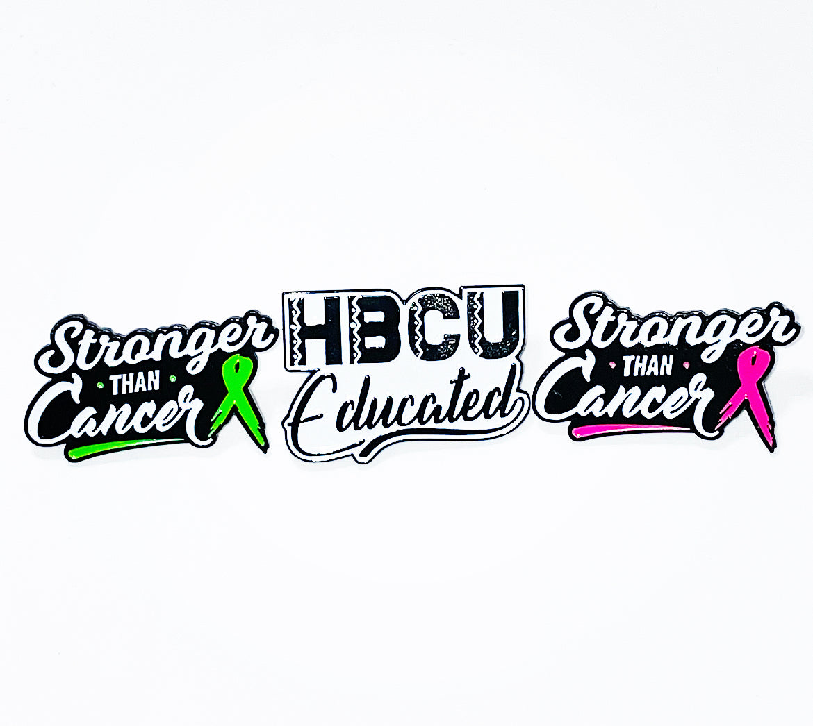 Stronger than Cancer Enamel Pin