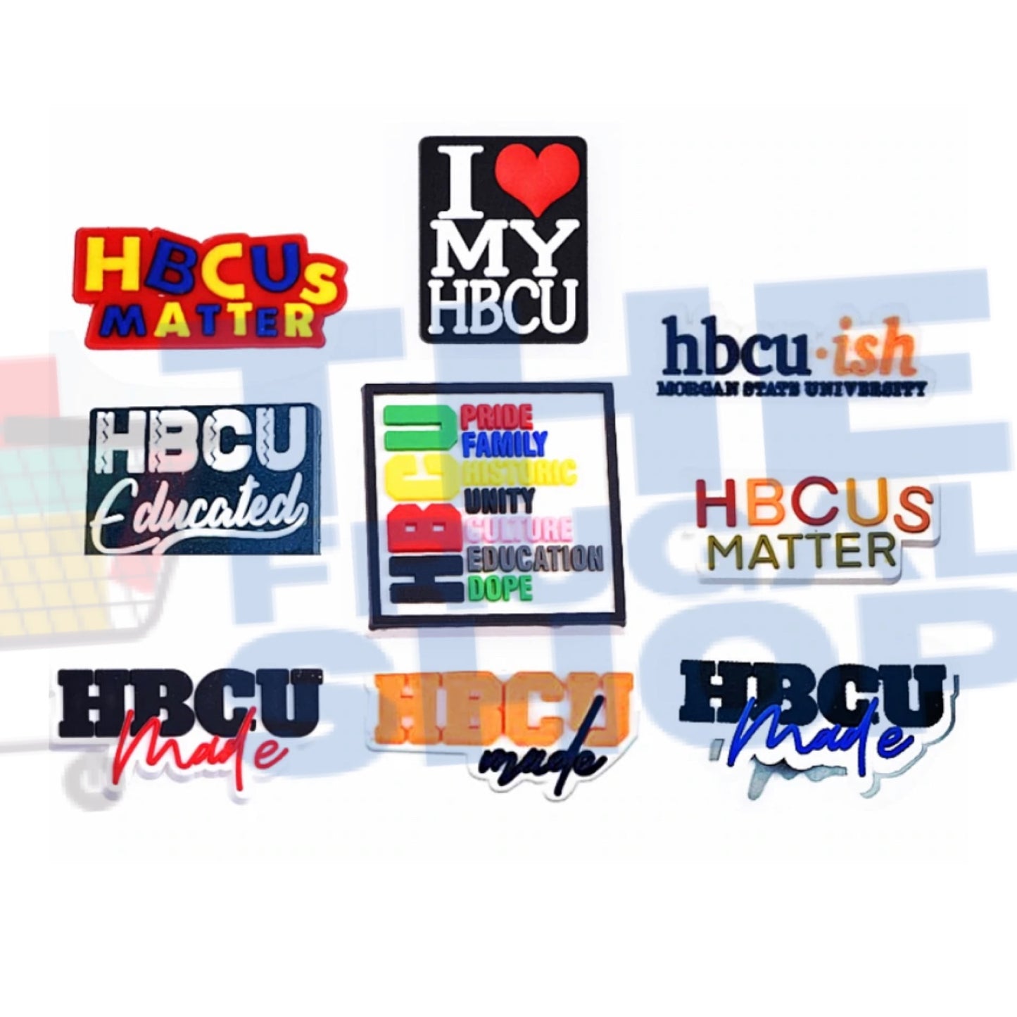 HBCU Educated, Made, Matters Shoe Charm