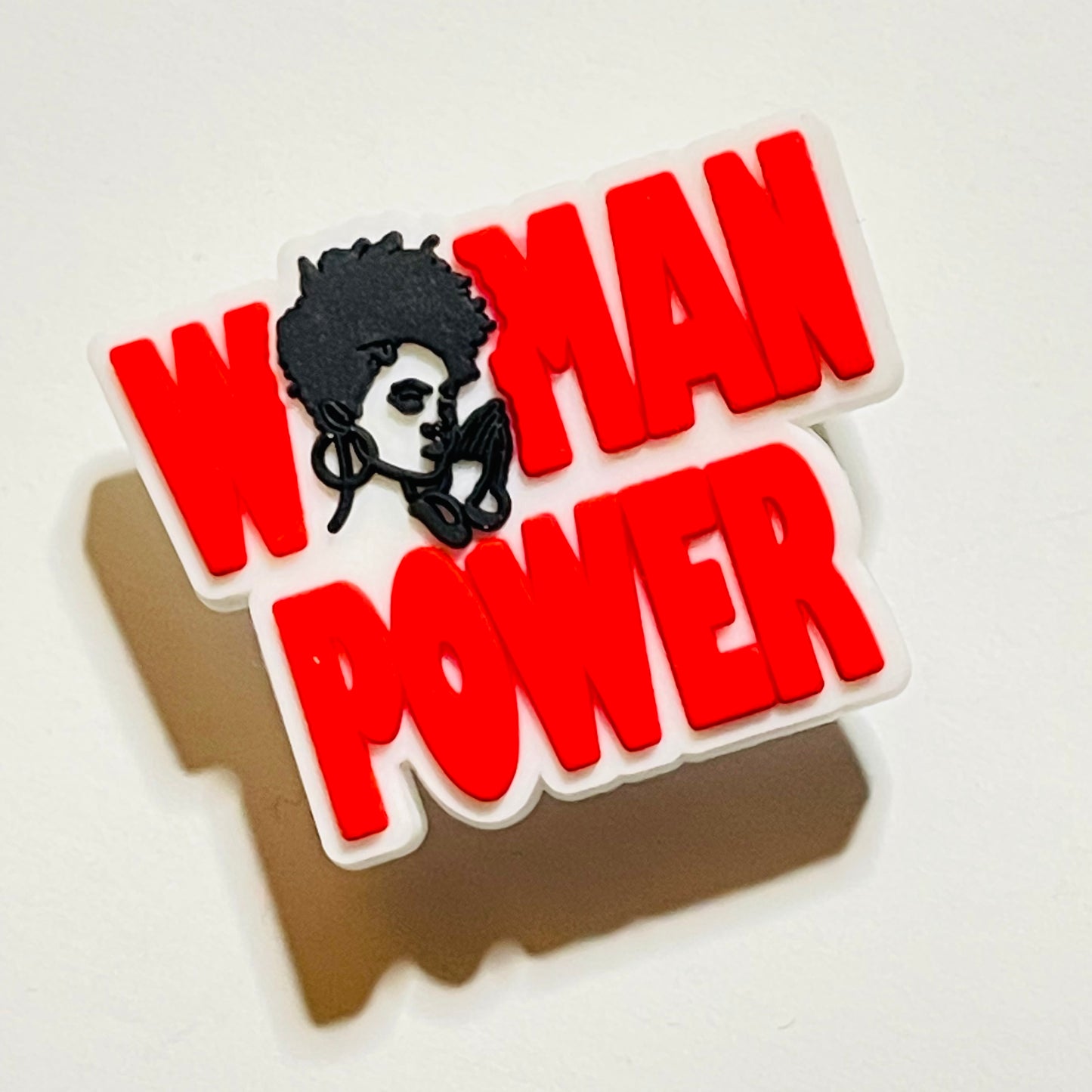 Women Power Protect Shoe Charm