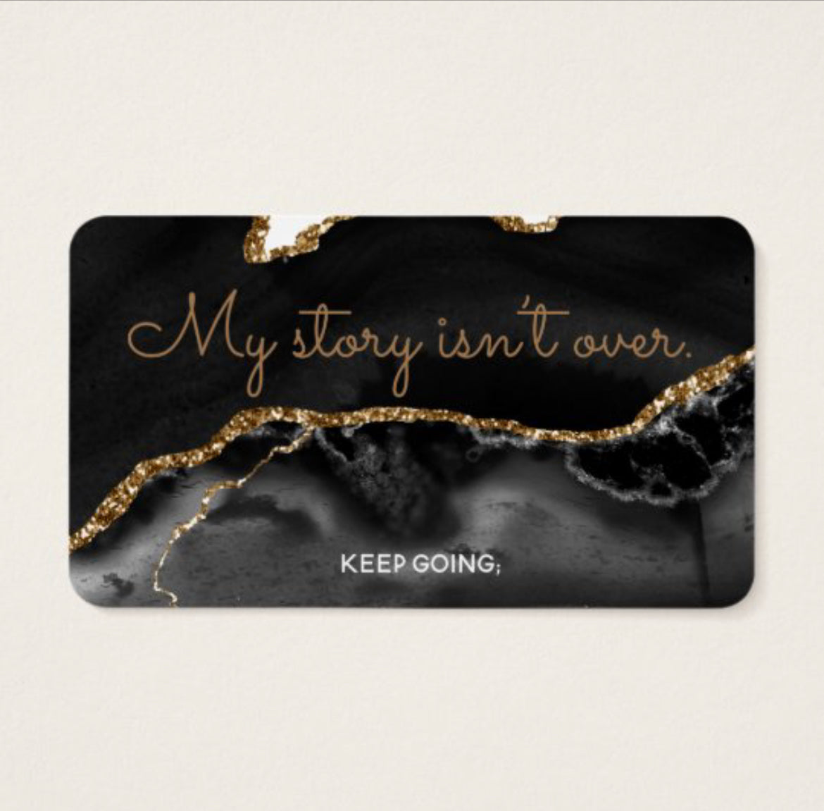 My Story Isn’t Over Planner Card