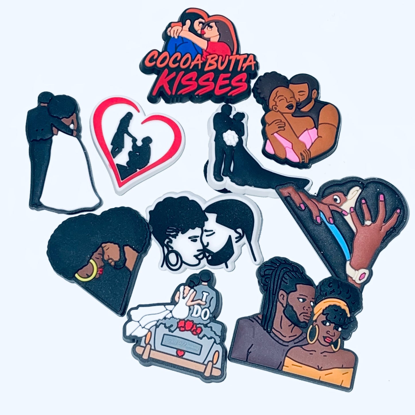 Couple Love Shoe Charm