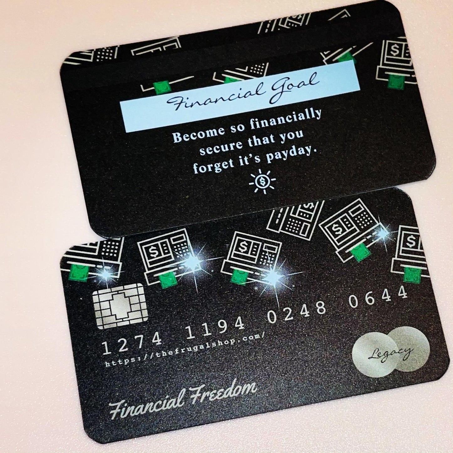 Financial Freedom Financially Secure Planner Card