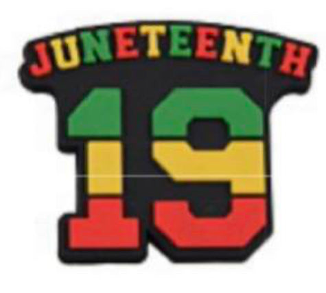 Juneteenth Black History Shoe Charm