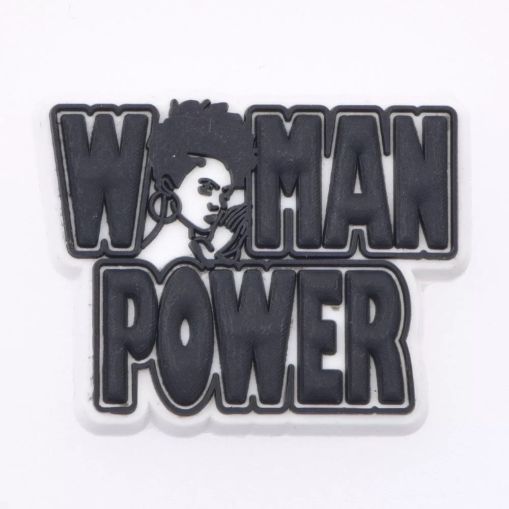 Women Power Protect Shoe Charm