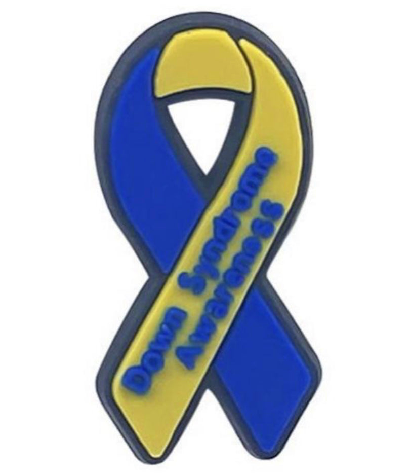 October Awareness Ribbon Shoe Charms | Breast Cancer | Down Syndrome | Liver Cancer | Men’s Health | World Mental Health Day