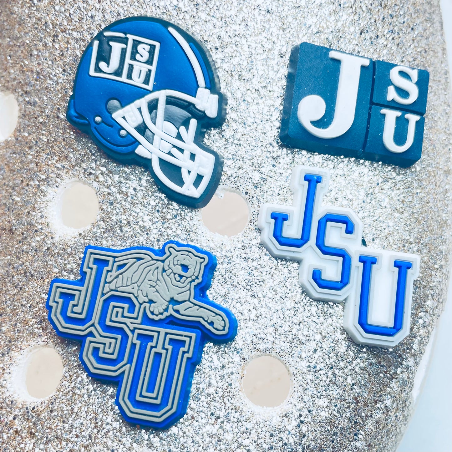 HBCU Shoe Charm - Alabama, Coppin, Dillard, Fort Valley, Jackson State, Southern, Tennessee