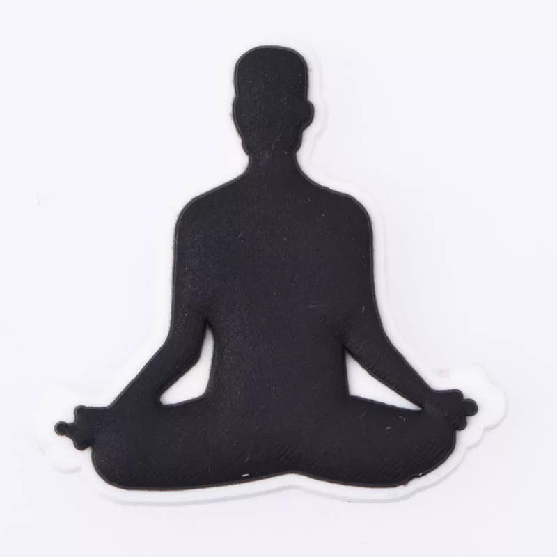 Chakra Meditation Yoga Shoe Charm