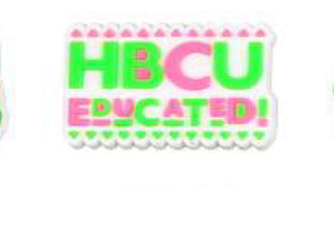 HBCU Educated, Made, Matters Shoe Charm