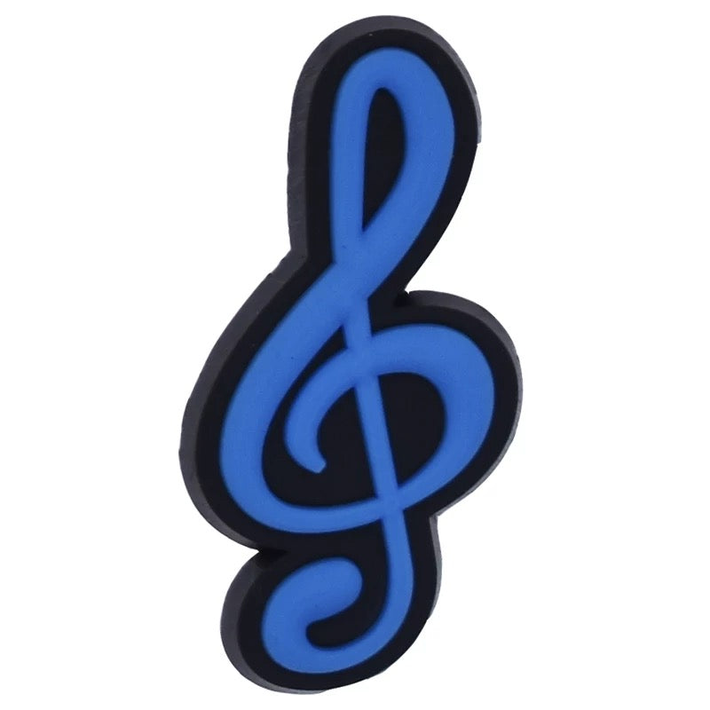Music Notes Shoe Charm