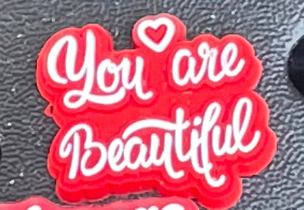 You are Amazing Shoe Charm