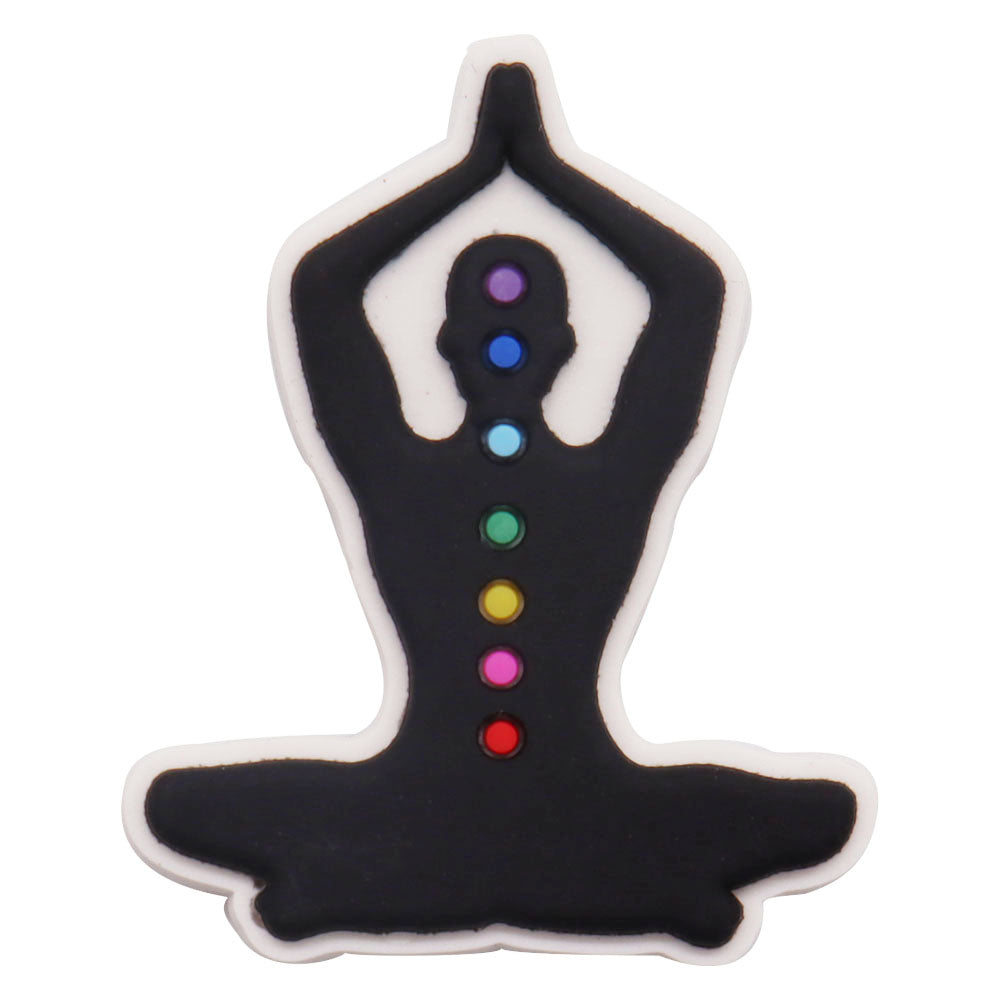 Chakra Meditation Yoga Shoe Charm