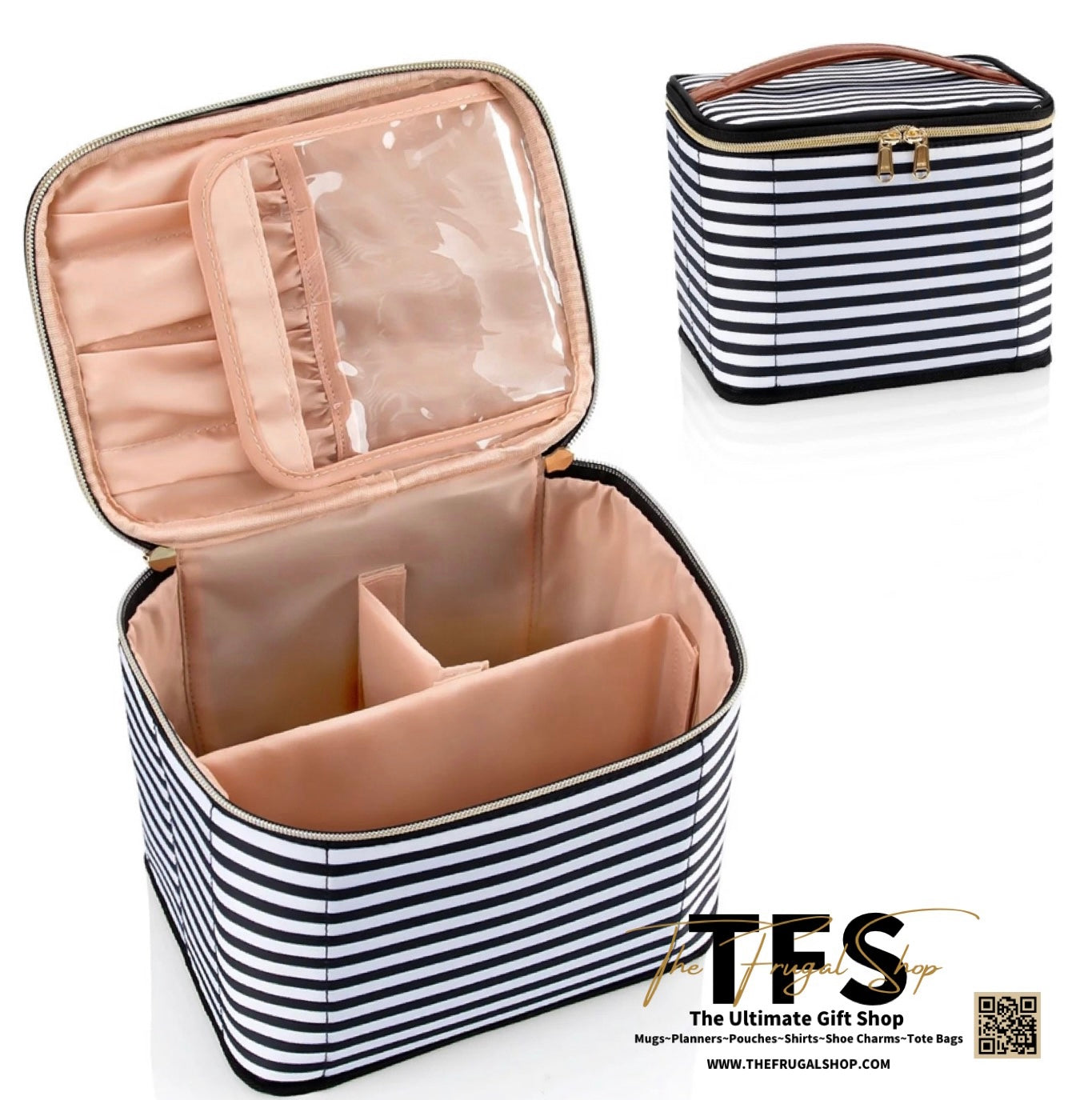 Striped Vanity Case