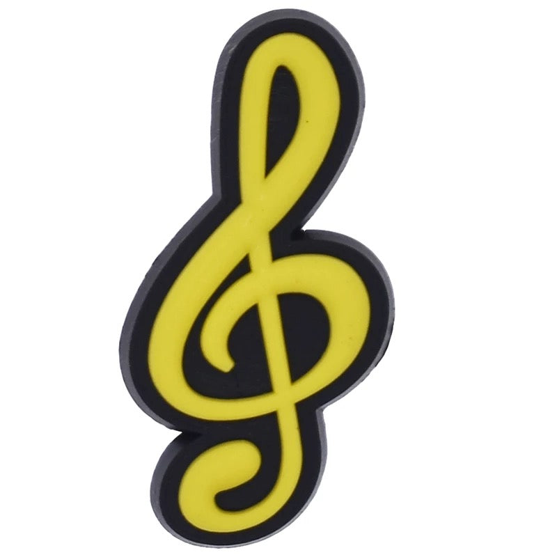 Music Notes Shoe Charm