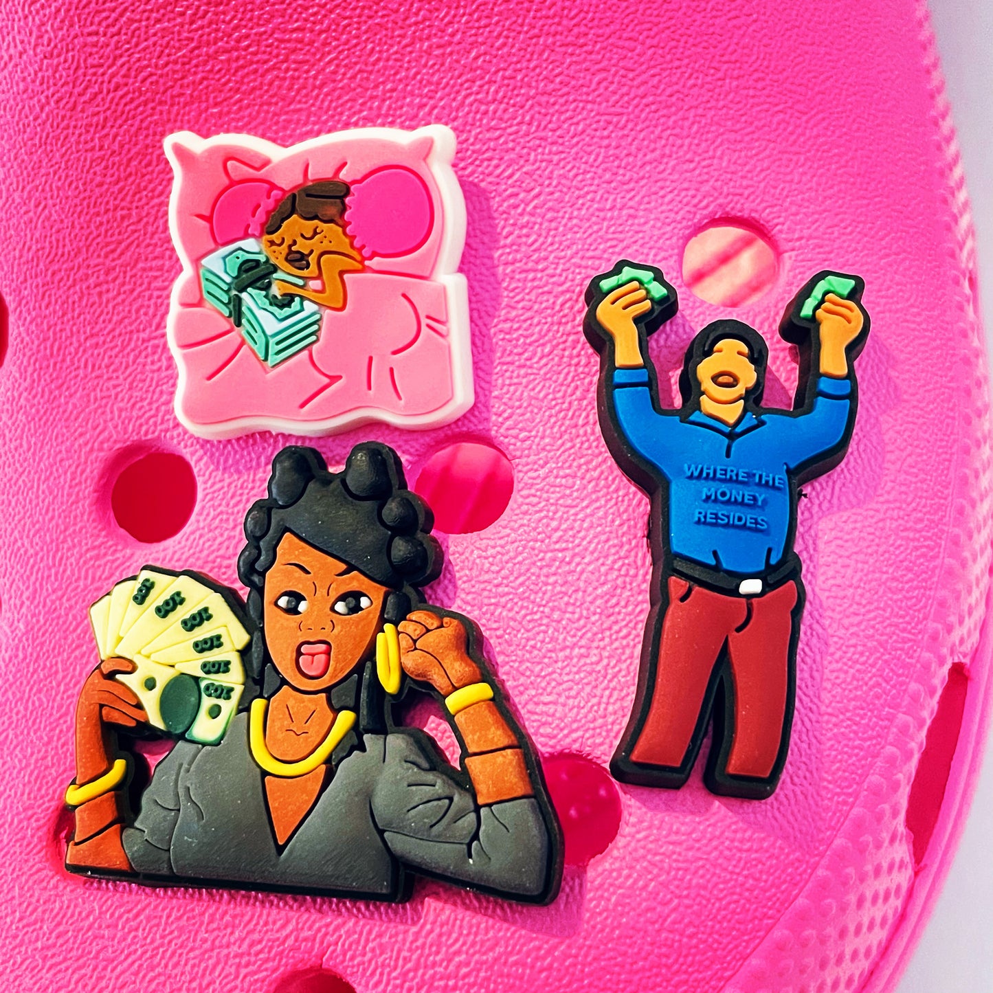 ๐ธ Money Signs & Phrases Shoe Charms โ Walk Like a Boss! ๐ธ