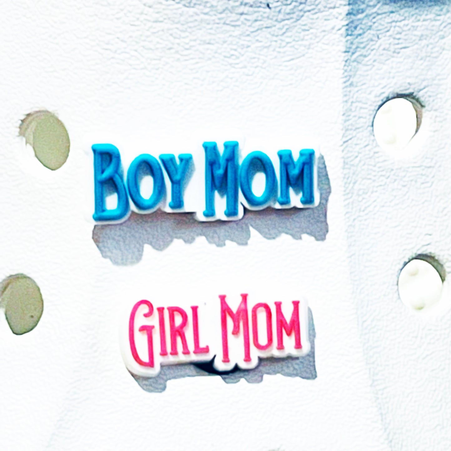 Gender Reveal Boy Mom & Girl Mom Shoe Charm