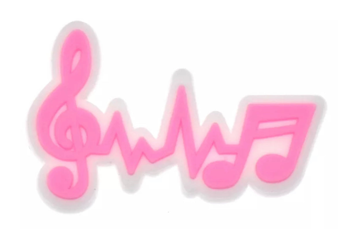 Music Notes Shoe Charm