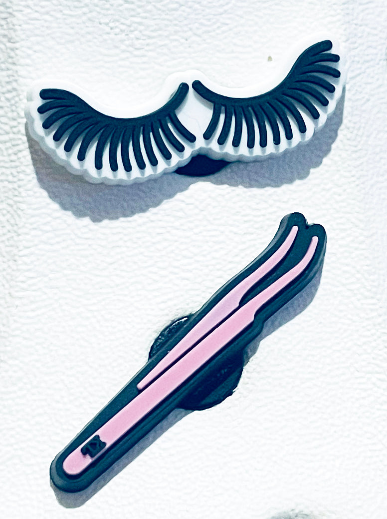 Lashes “Eyelash Technician” Shoe Charm
