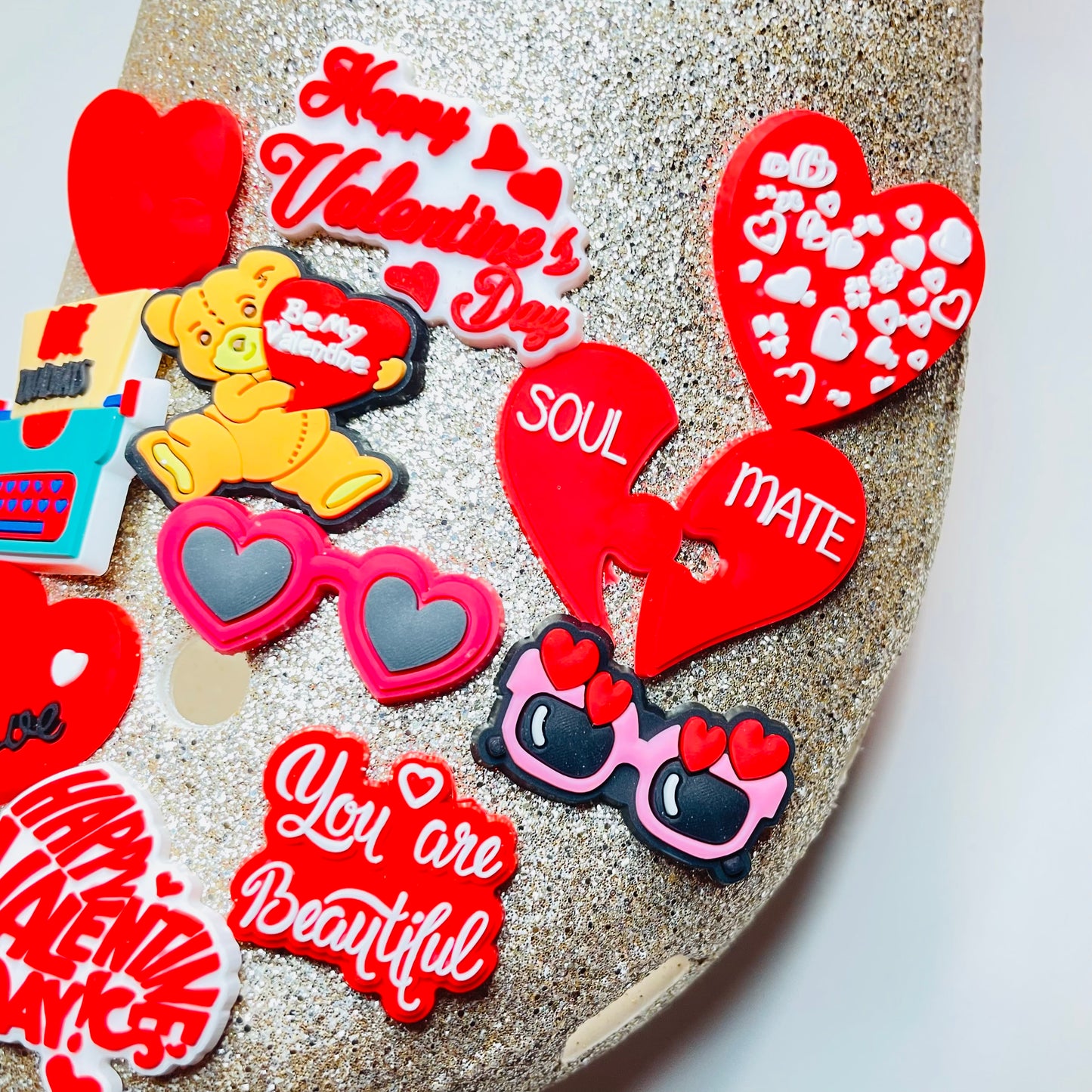 Valentine Shoe Charms