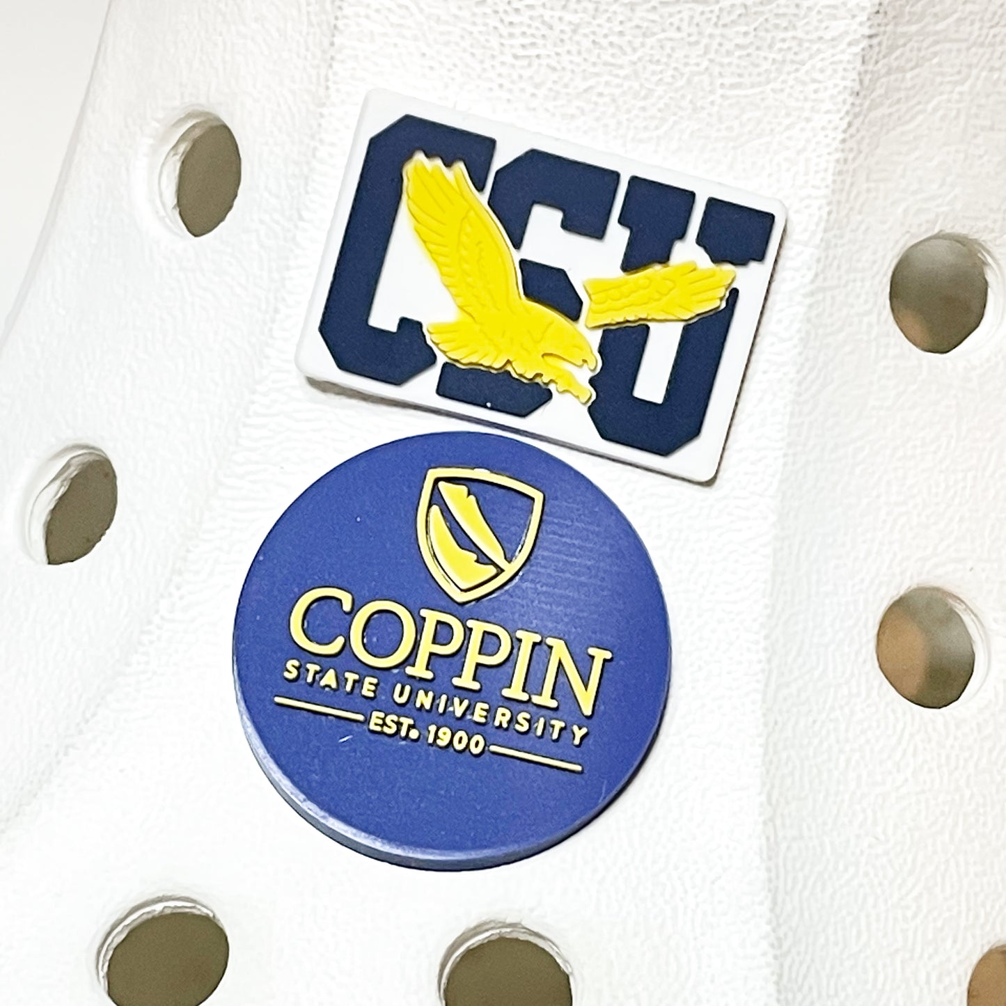 HBCU Shoe Charm - Alabama, Coppin, Dillard, Fort Valley, Jackson State, Southern, Tennessee