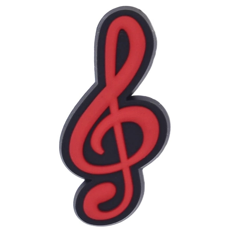 Music Notes Shoe Charm