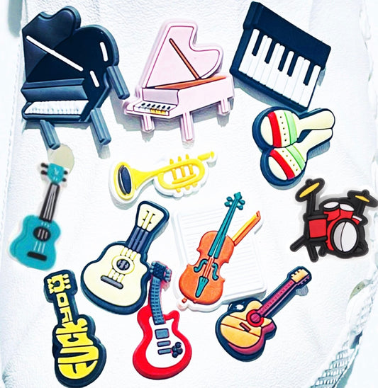Music Instruments Shoe Charm