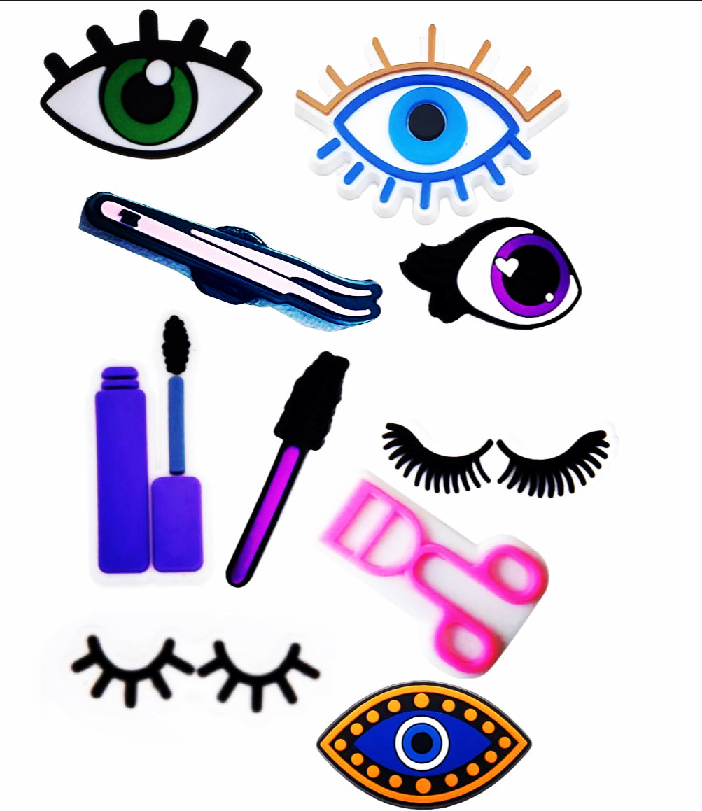 Lashes “Eyelash Technician” Shoe Charm