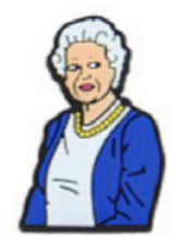 Queen Elizabeth Shoe Charm