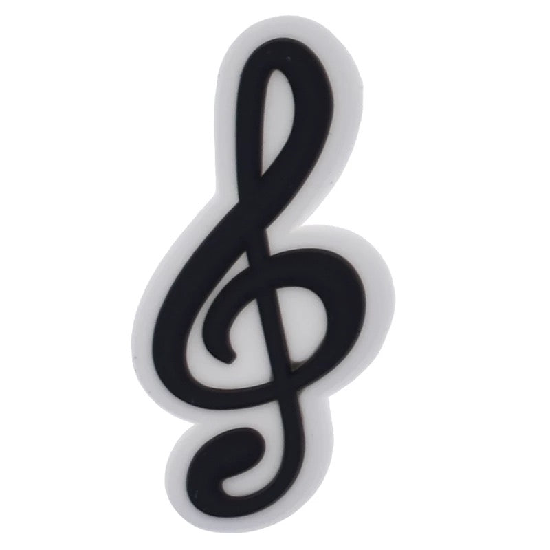 Music Notes Shoe Charm