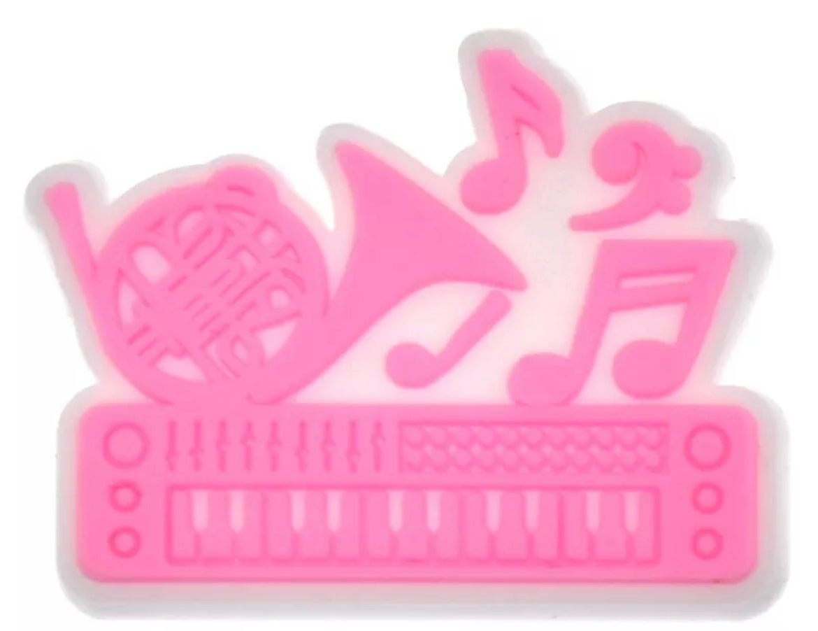 Music Notes Shoe Charm