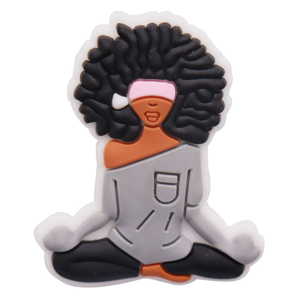 Chakra Meditation Yoga Shoe Charm